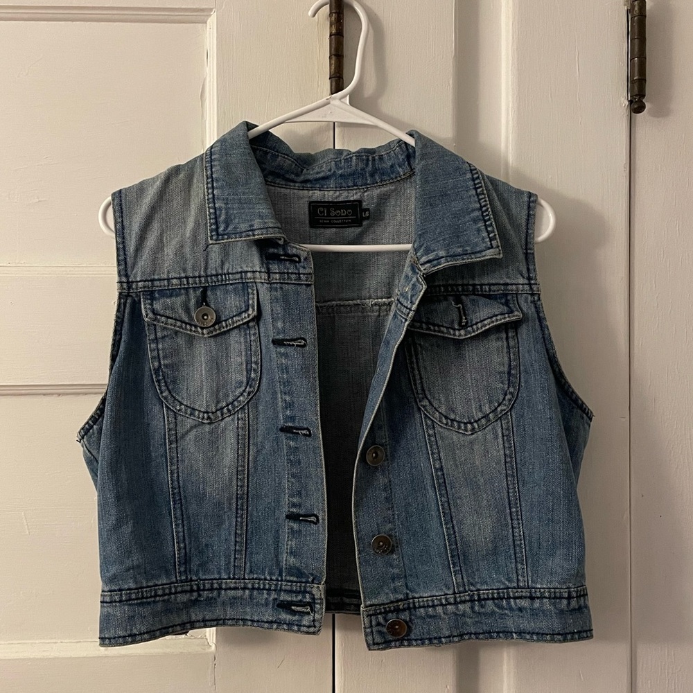 Mini Denim Vest